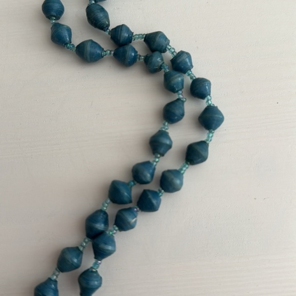 Bead for Life Blue Necklace - Picture 7 of 8